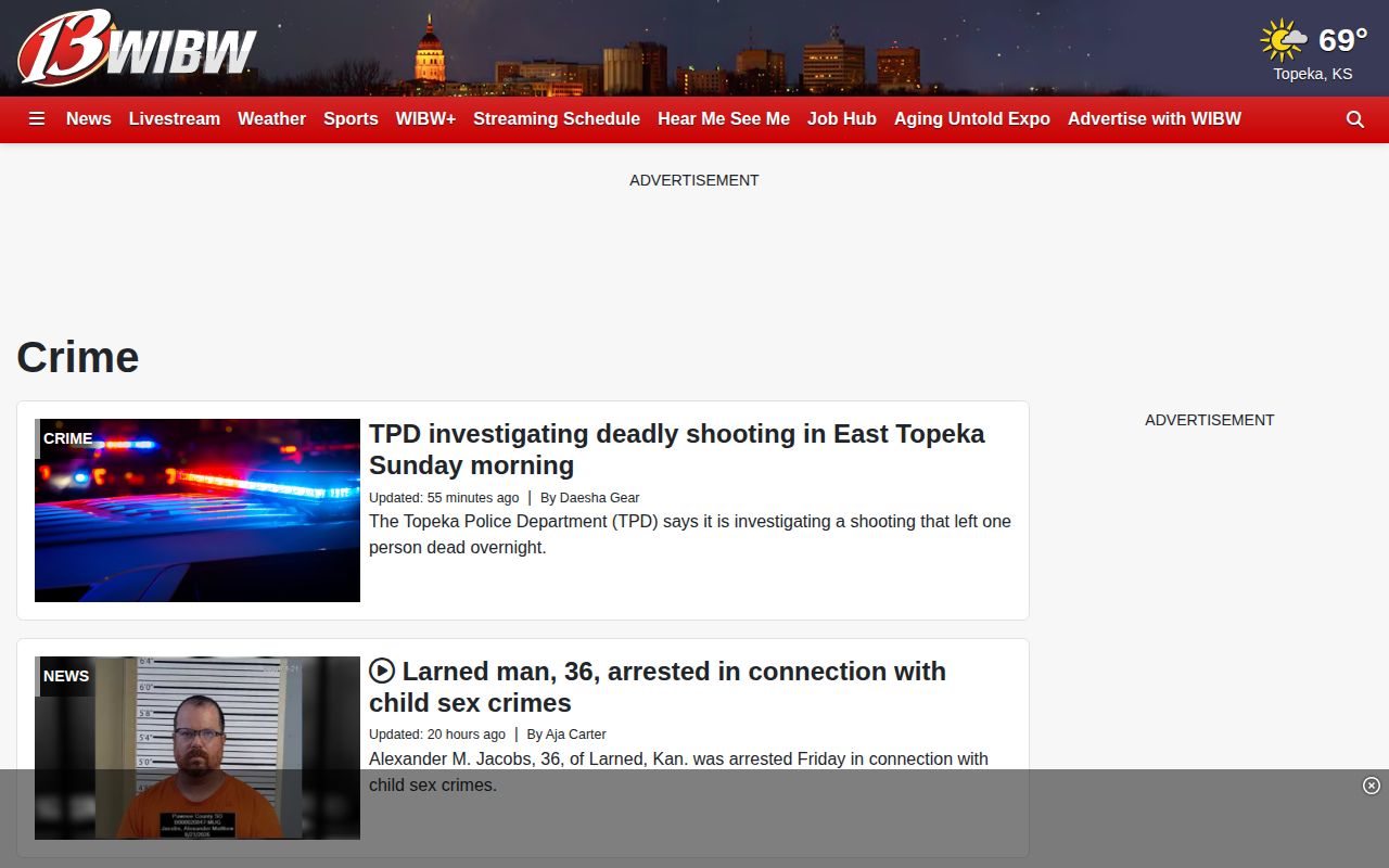 WIBW regional crime news covering Riley County arrests