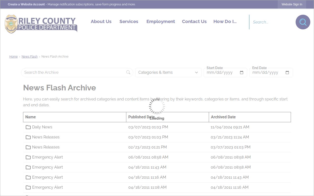 Riley County recent arrest NewsFlash archive